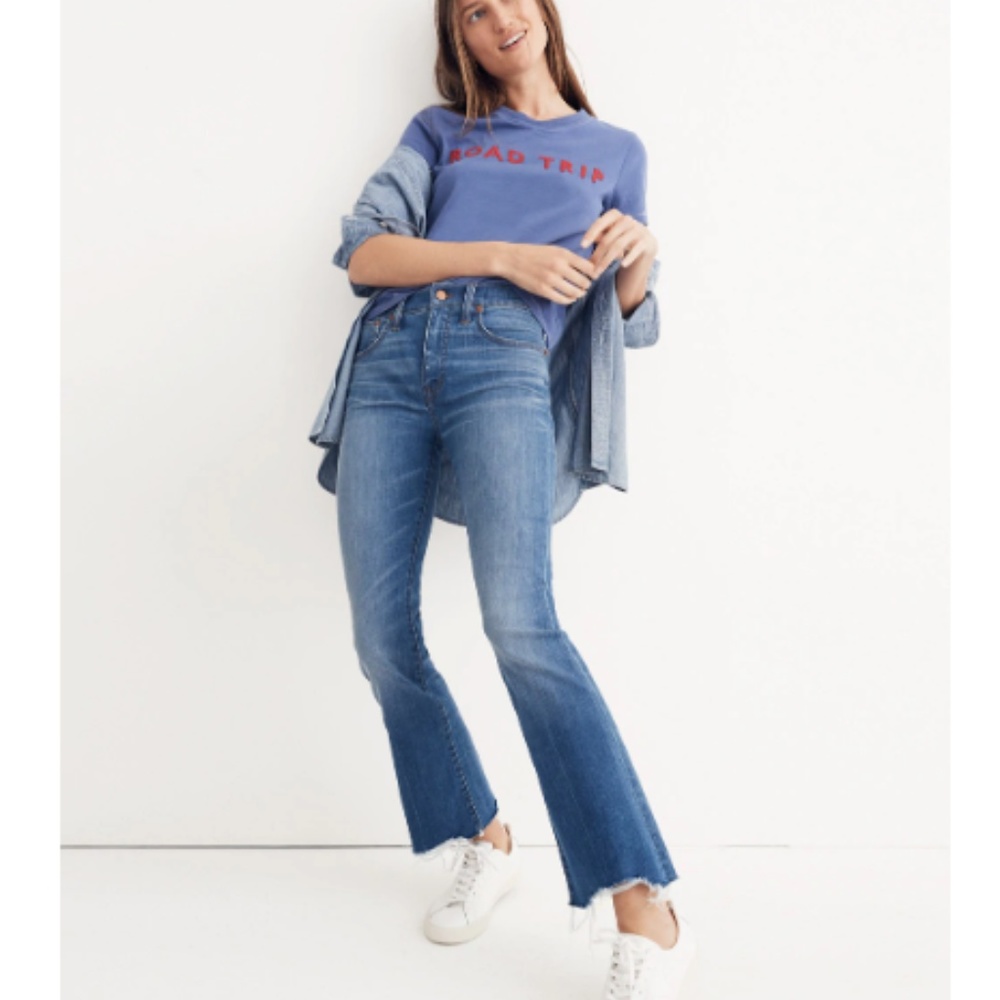 10” high riser Madewell jeans